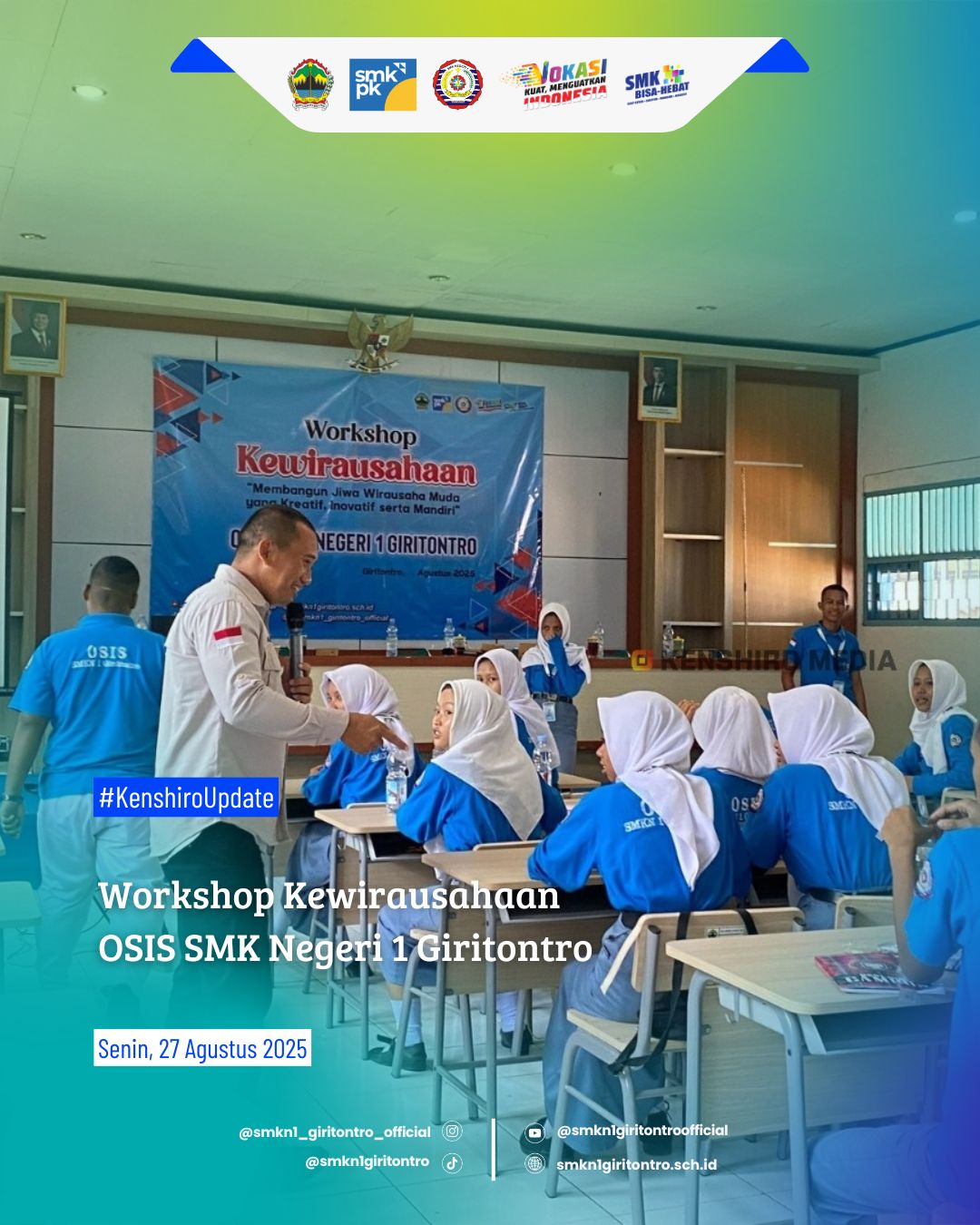 Workshop Kewirausahaan OSIS Smk Negeri 1 Giritontro