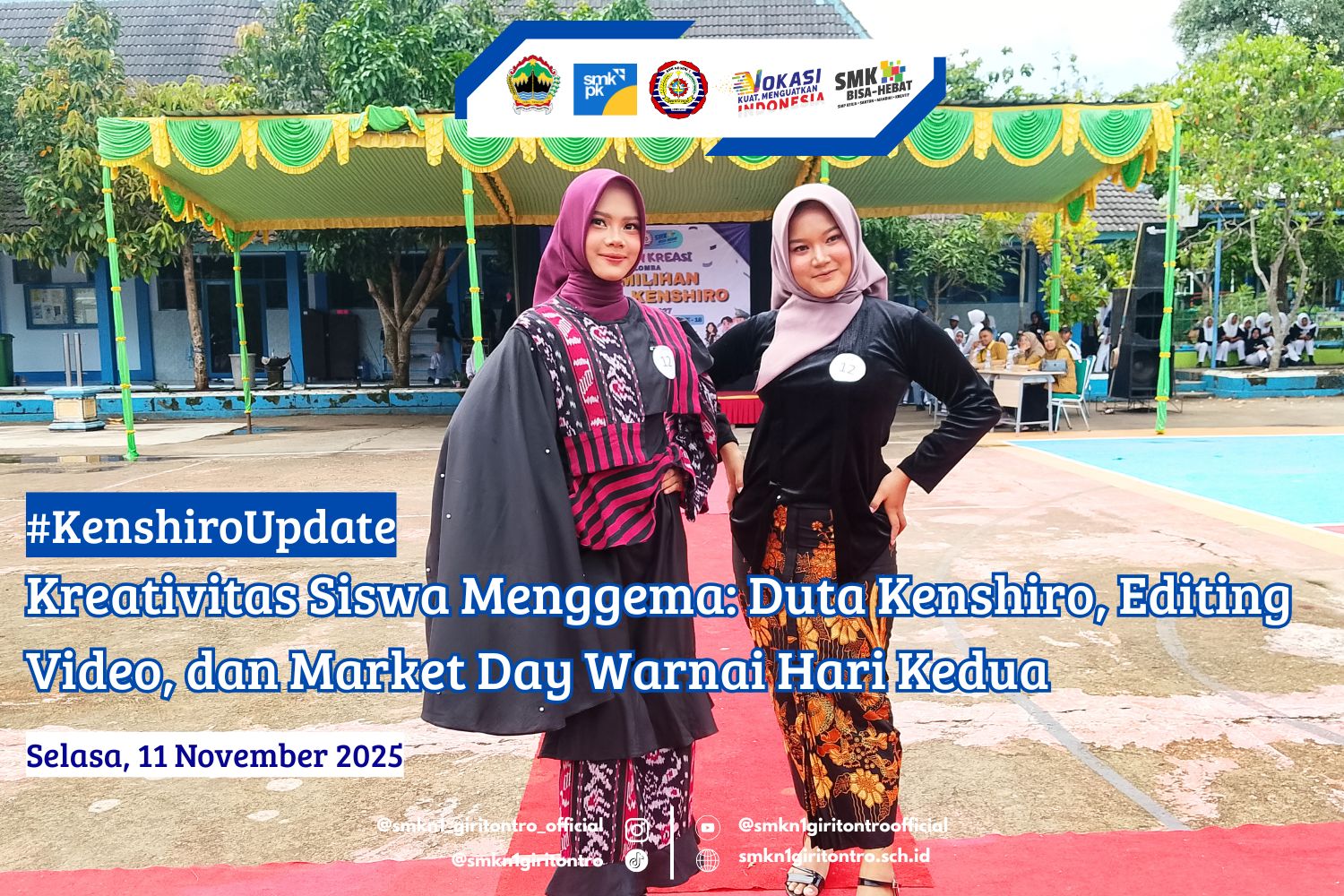Kreativitas Siswa Menggema: Duta Kenshiro, Editing Video, dan Market Day Warnai Hari Kedua