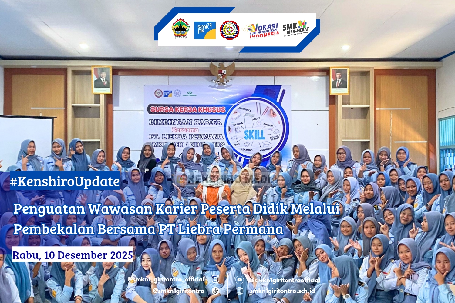 Penguatan Wawasan Karier Peserta Didik Melalui Pembekalan Bersama PT Liebra Permana