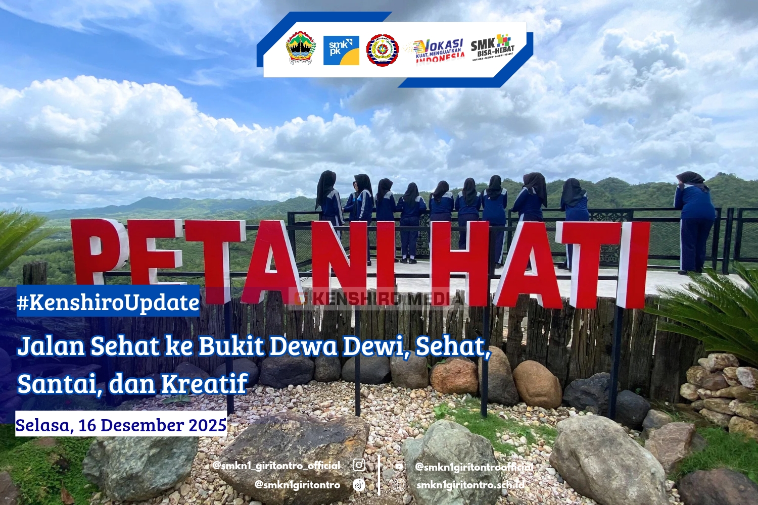 Jalan Sehat ke Bukit Dewa Dewi, Sehat, Santai, dan Kreatif