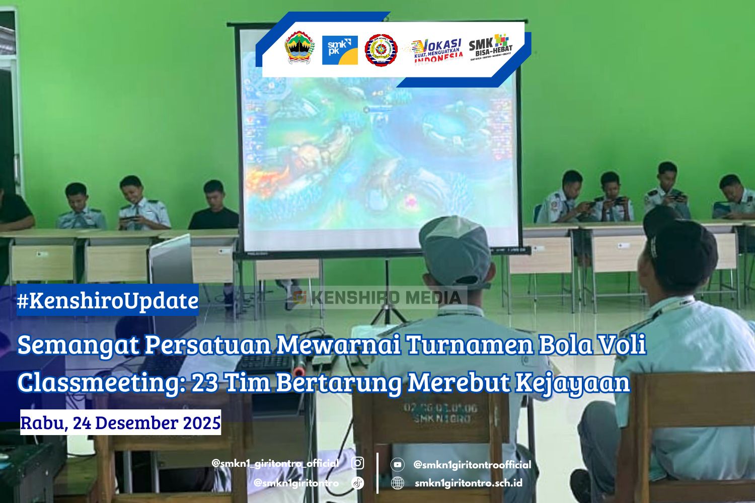 Tim XI TJKT 3 Juara Turnamen MLBB, Tutup Classmeeting SMKN 1 Giritontro dengan Gemilang