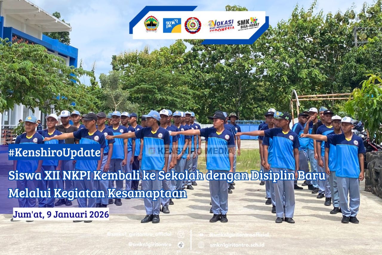 Siswa XII NKPI Kembali ke Sekolah dengan Disiplin Baru Melalui Kegiatan Kesamaptaan