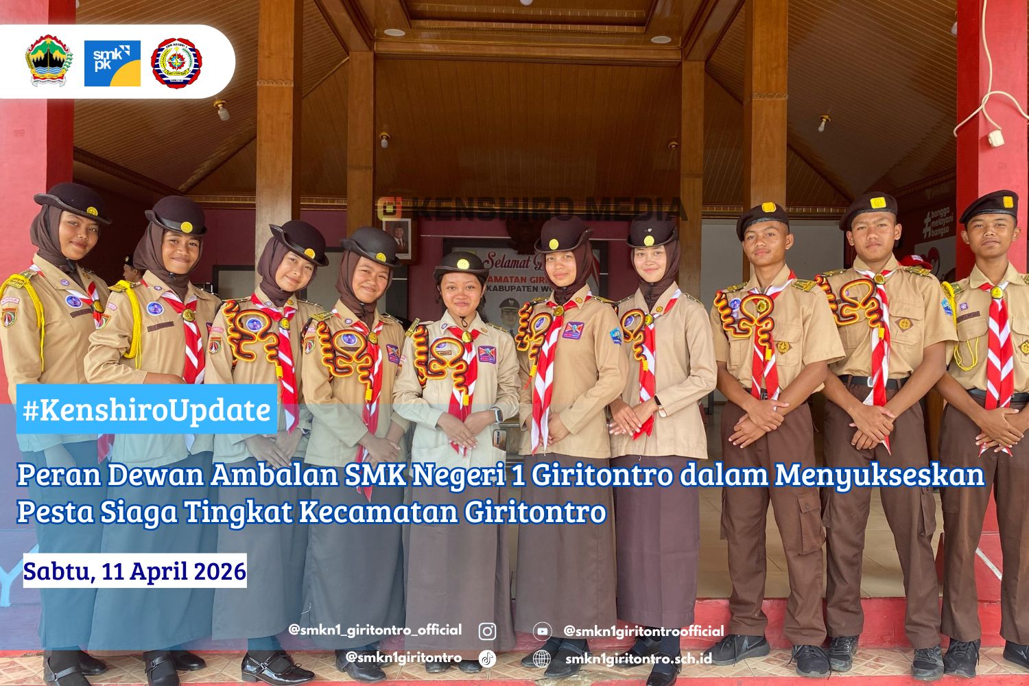 Peran Dewan Ambalan SMK Negeri 1 Giritontro dalam Menyukseskan Pesta Siaga Tingkat Kecamatan Giritontro