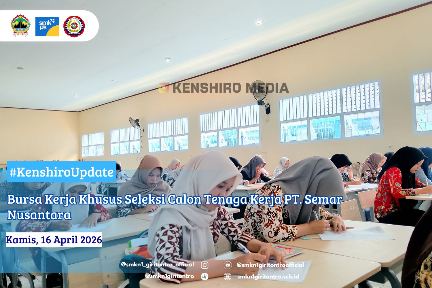 Bursa Kerja Khusus Seleksi Calon Tenaga Kerja PT. Semar Nusantara